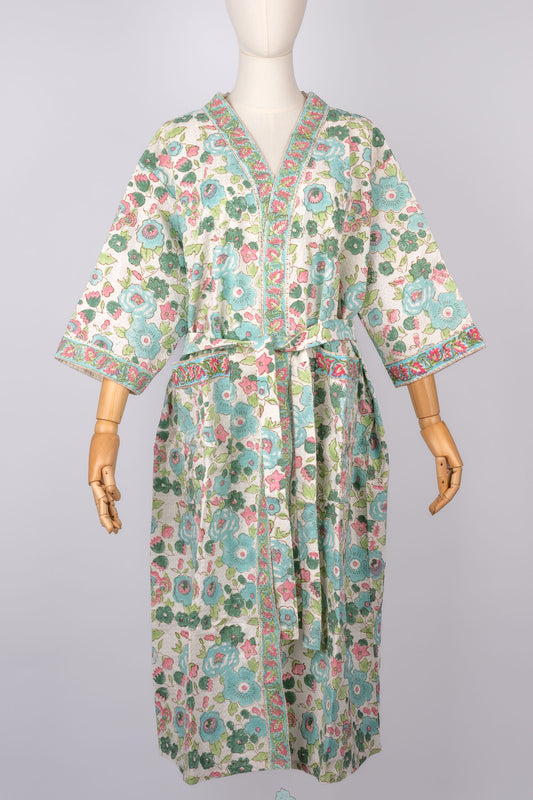 Petal Elegance Women's Robe