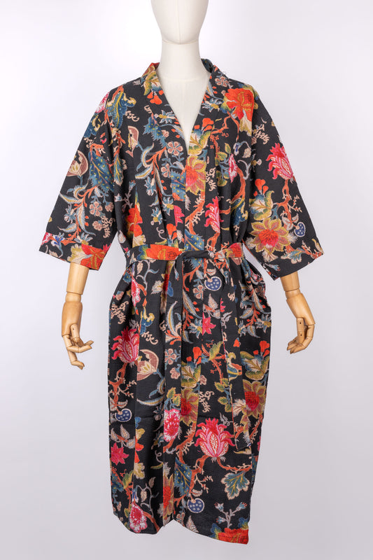 Moonlit Flora Women's Robe